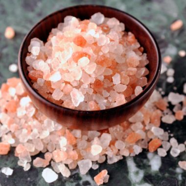 Pink salt from the Himalayas