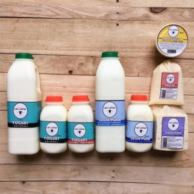 Línea de productos lácteos de pastoreo Lapas